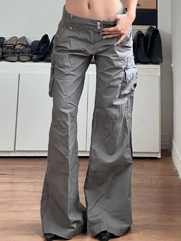 Vaqueros boyfriend vintage con múltiples bolsillos-2