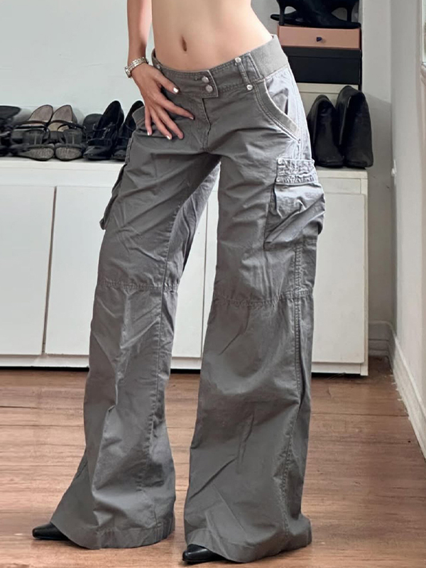 Vaqueros boyfriend vintage con múltiples bolsillos-1