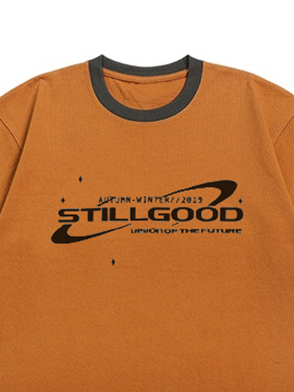 Camiseta extragrande de manga corta con estampado callejero para hombre-1