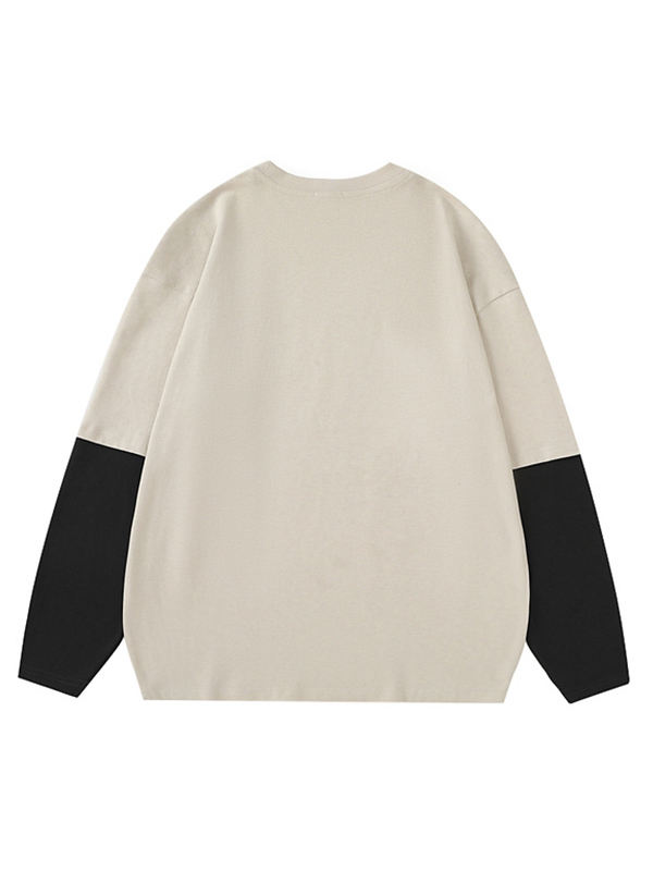 Camiseta extragrande de manga larga para hombre-1
