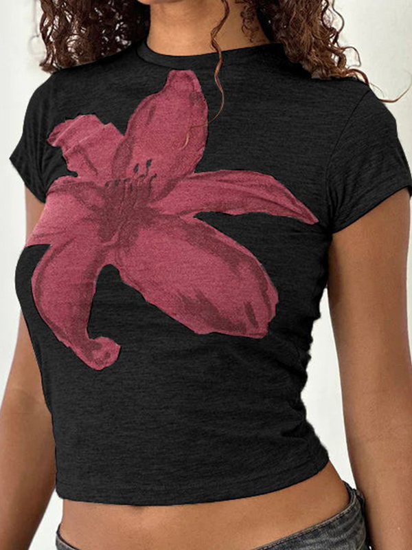 Camiseta de manga corta de calle-1