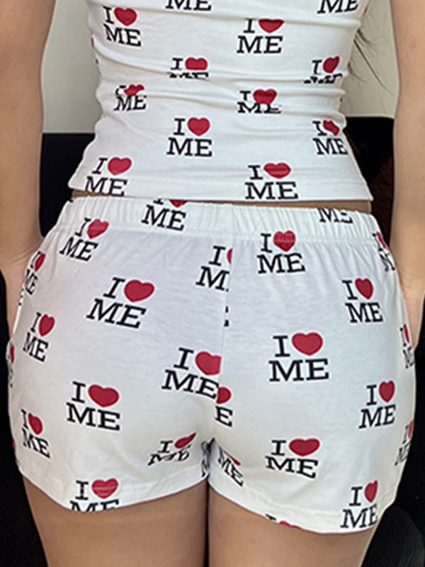 Pantalones cortos con monograma-1