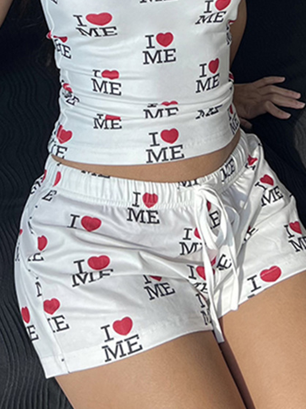 Pantalones cortos con monograma-2
